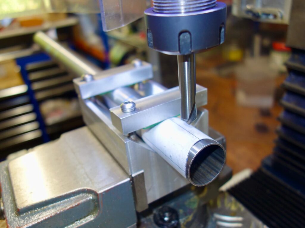 Centring the seat tube mitre